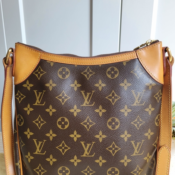 💕DISCONTINUED Very Rare Crossbody LOUIS VUITTON Odeon PM Monogram - Picture 12 of 16